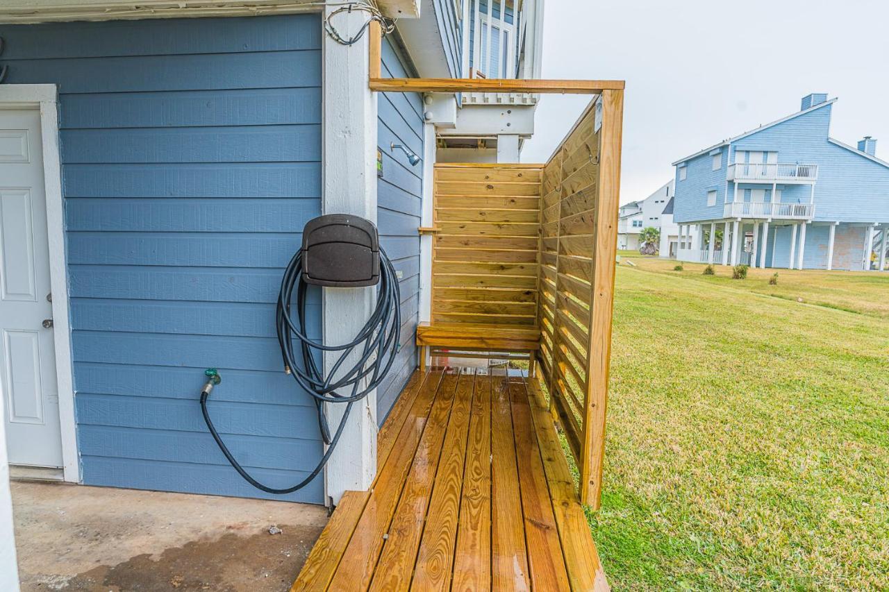 Hot Tub - Ocean Views - Steps To Private Beach - Quiet Location Galveston Esterno foto