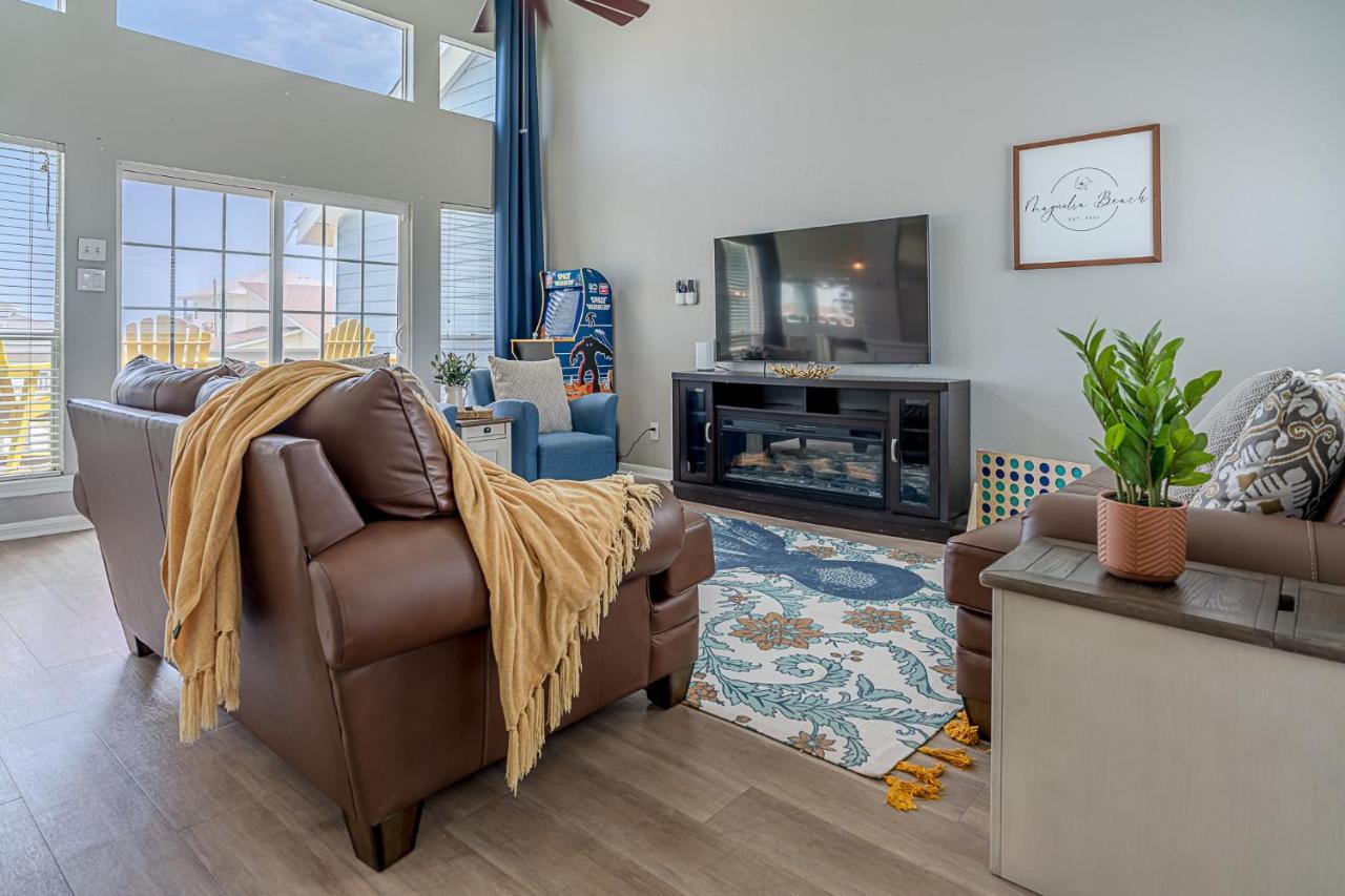 Hot Tub - Ocean Views - Steps To Private Beach - Quiet Location Galveston Esterno foto